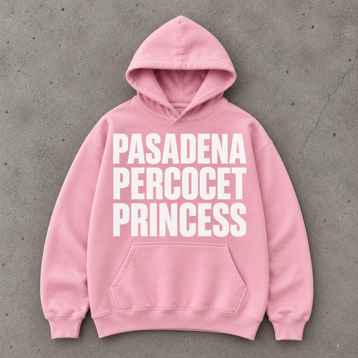 PASADENA PERCOCET PRINCESS HOODIE - PINK