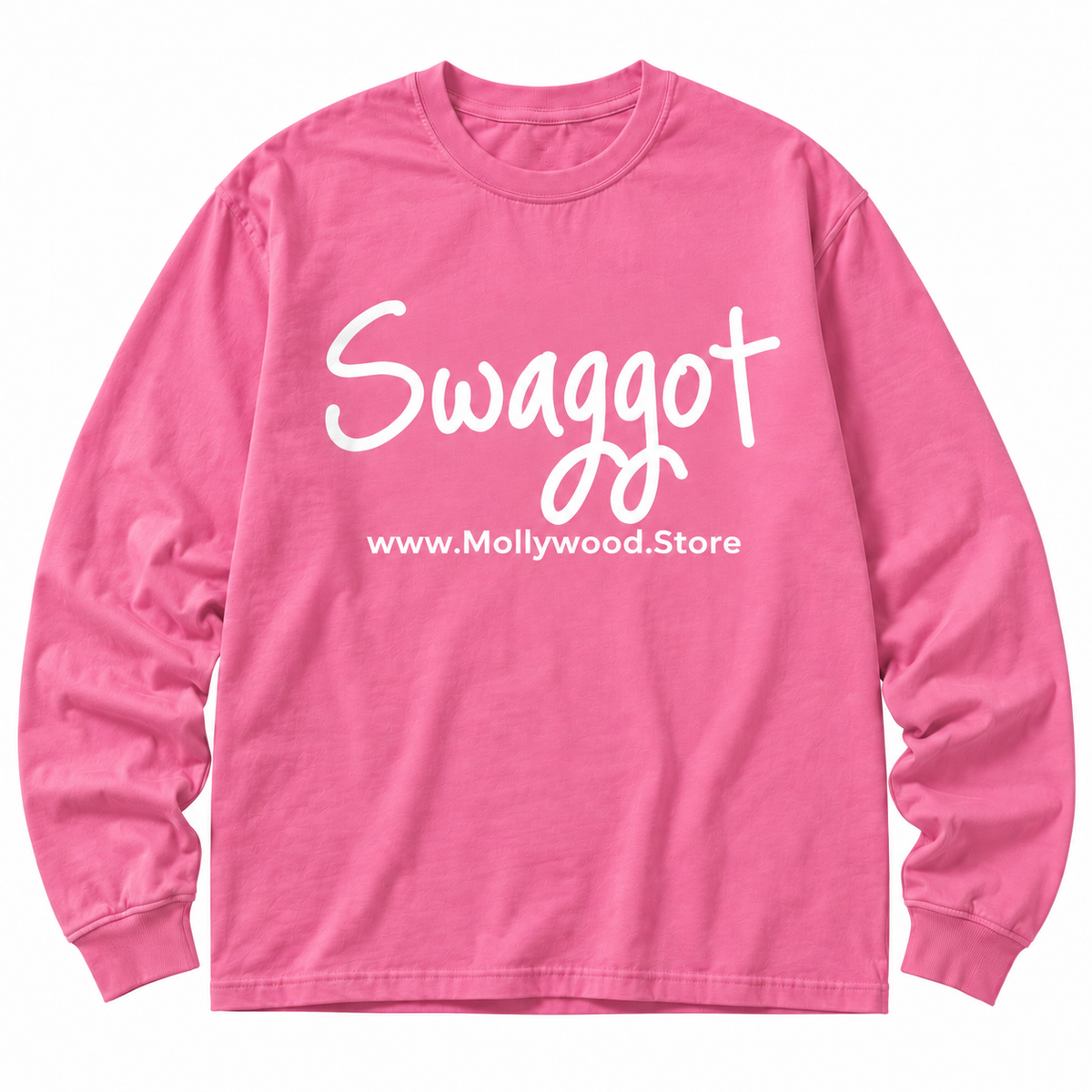 Swaggot Pink Long Sleeve Tee
