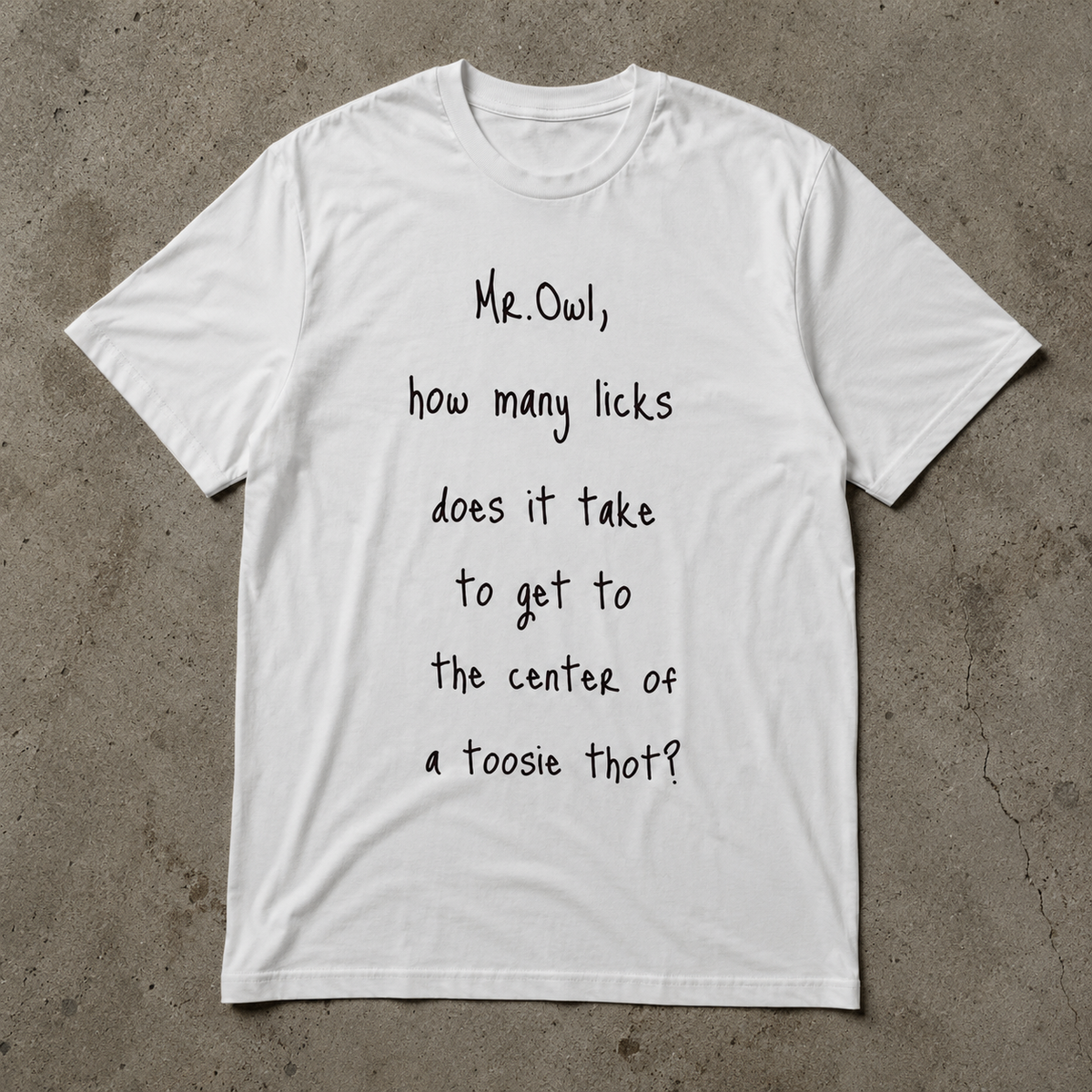 WORLD MAY NEVER KNOW TEE