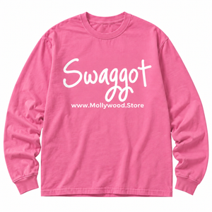 Swaggot Pink Long Sleeve Tee