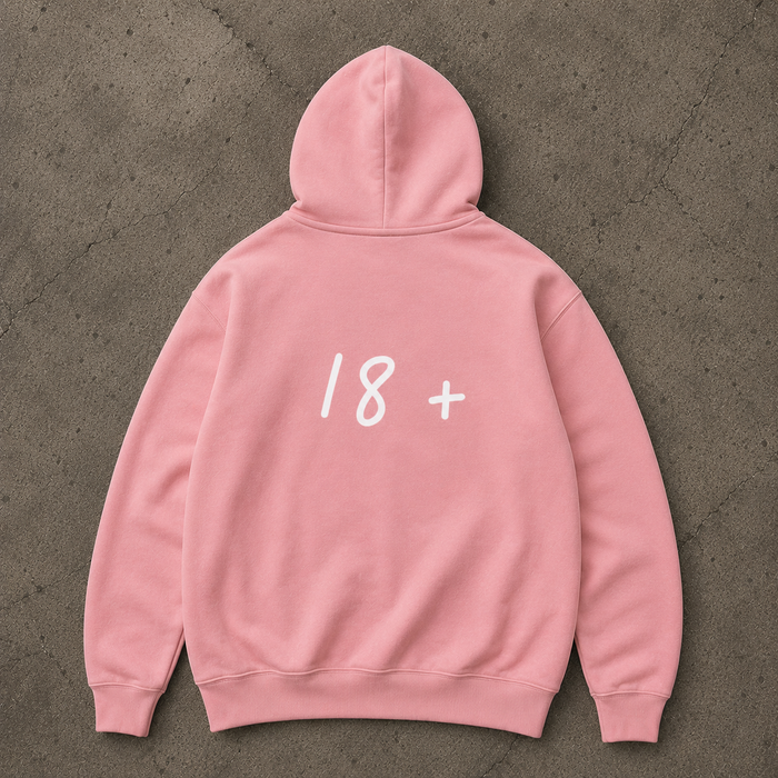 THE MUSHROOM MAN HOODIE - PINK
