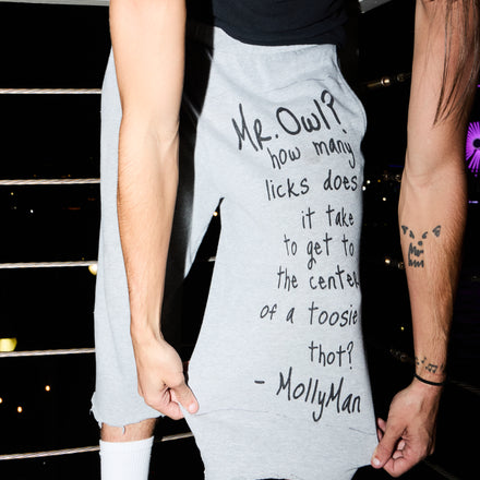“Mr. Owl? How Many Licks” Pants – MollyMan Edition