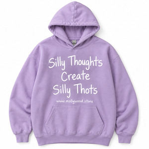 SILLY THOTS HOODIE - PURPLE