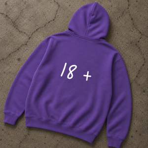 THE MUSHROOM MAN HOODIE - PURPLE