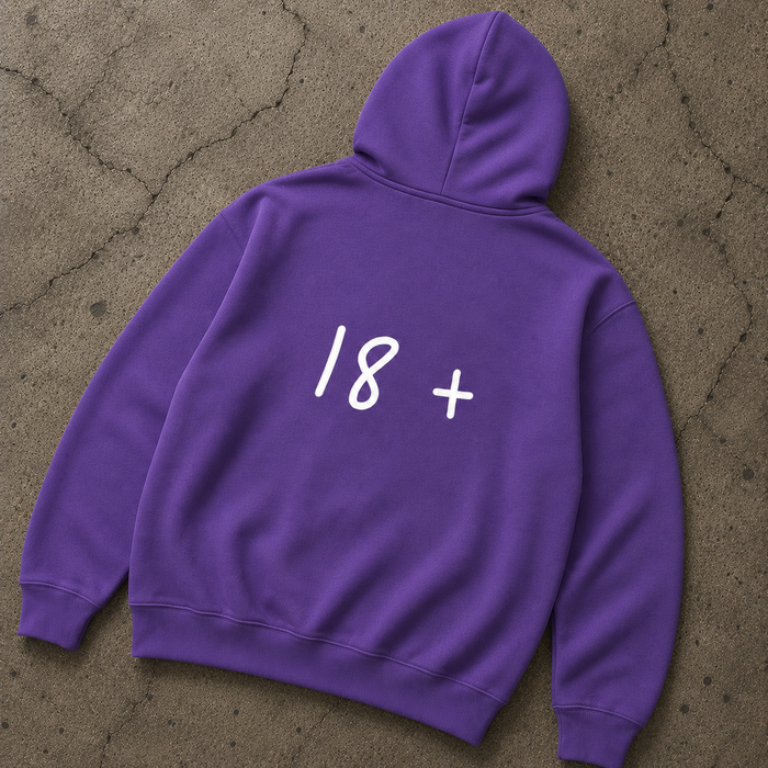 THE MUSHROOM MAN HOODIE - PURPLE