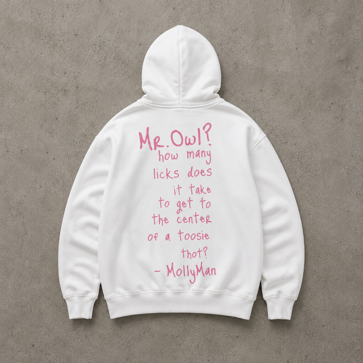 MOLLYWOOD MR.OWL HOODIE - WHITE
